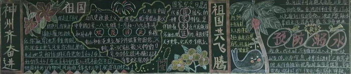国庆节黑板报内容