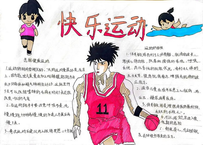 12,第十二张喜迎全省中运会掀起锻炼新热潮的手抄报13,第十三张喜迎