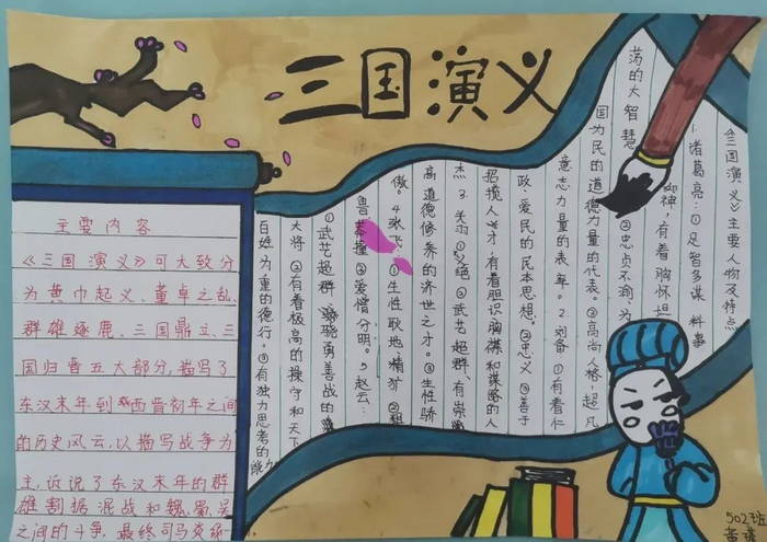 读书小报手抄报四年级