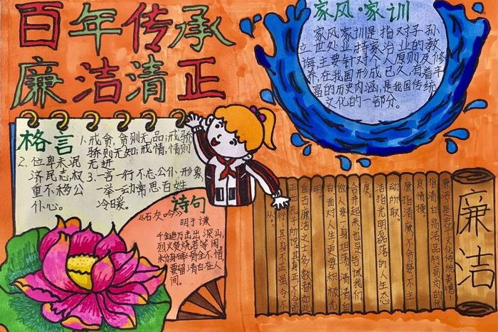 创学校树教育新风手抄报