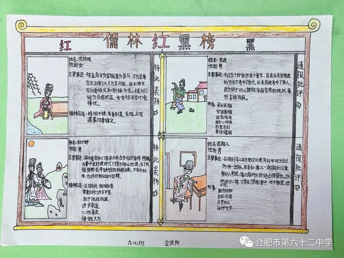 儒林外史手抄报资料图片