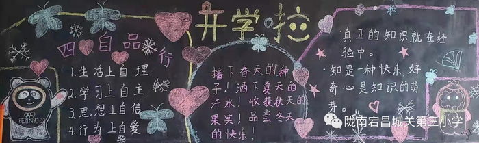 2022新学期新气象黑板报图片