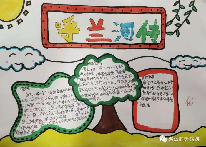 呼兰河传手抄报图片大全