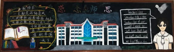教师节黑板报图片简单又好看
