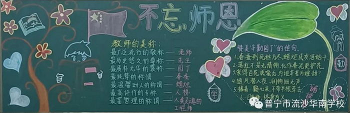 教师节黑板板报图片大全