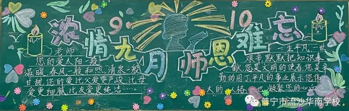 教师节的黑板报图片大全