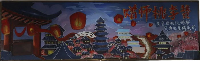 教师节黑板报图案