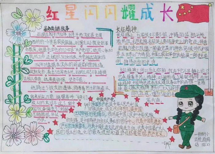 闪闪的红星手抄报大全