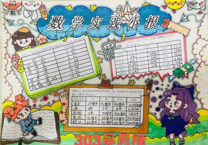 数学实践小报图片5年级