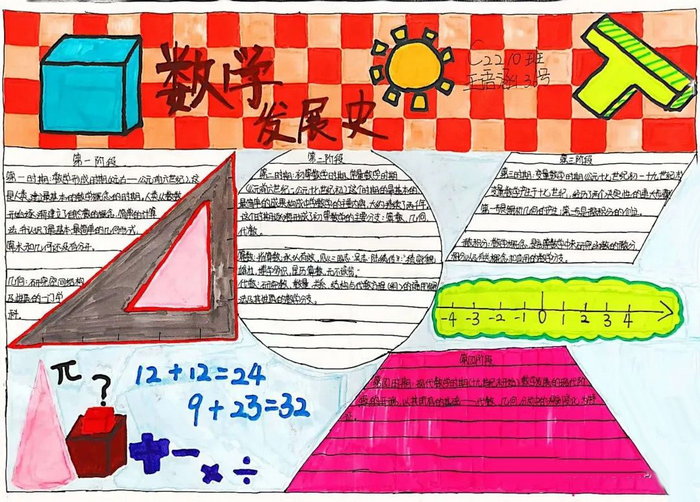 7,第七张初一数学的手抄报模板8,第八张初一数学的手抄报内容简单9,第