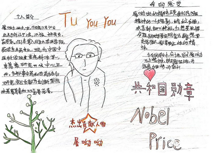 中国的杰出人物故事手抄报怎么画