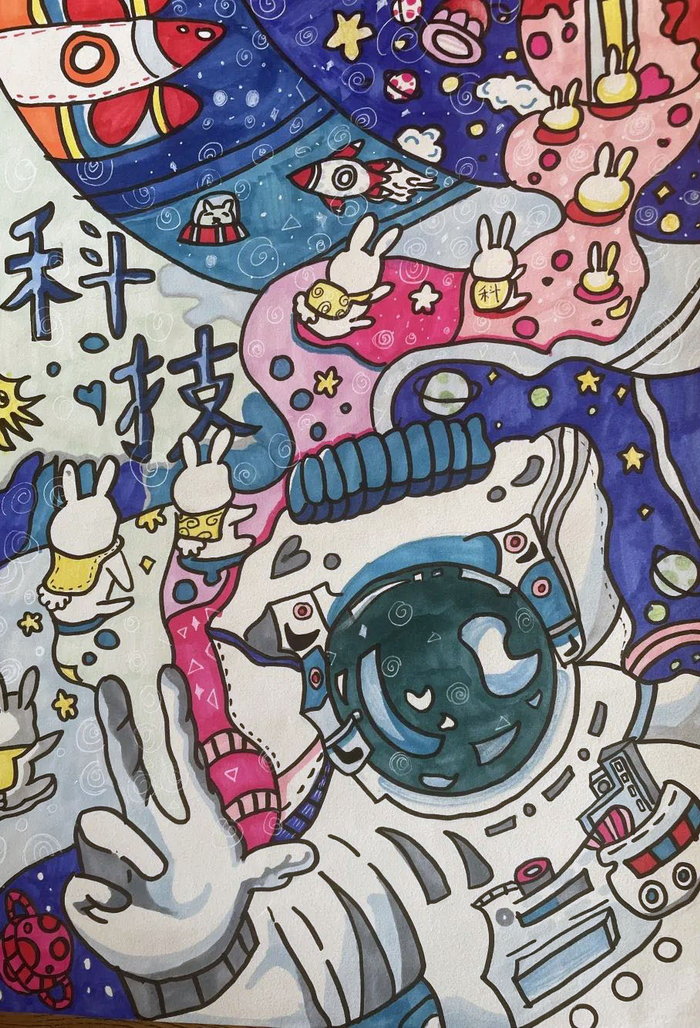 科技筑梦向未来手抄报内容,科技筑梦向未来手抄报图片