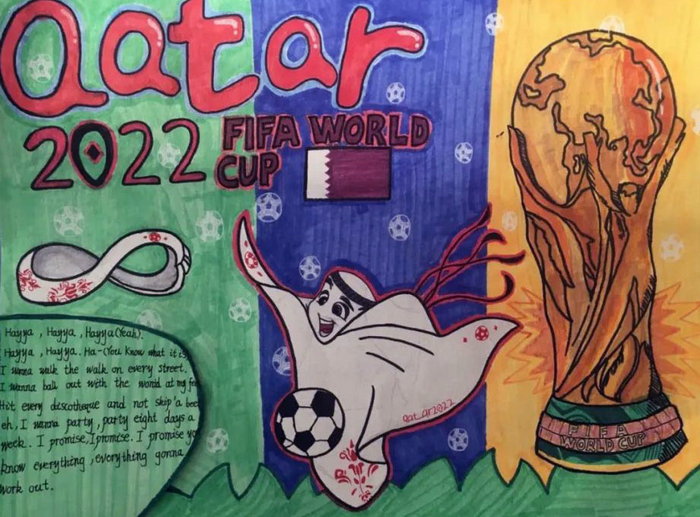 世界杯手抄报高中图片